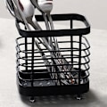 Miniatyrbillede 5 af 5: Opvaskestativ i rustfrit stål (sort)