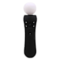 Miniatyrbillede 1 af 4: pc Til Playstation Ps Vr Move Motion Controller Skridsikker Silikone Gummi Beskyttelsesetui Sort Blå Rød Happy H [DB] Black