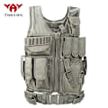 Miniatyrbilde 7 av 11: Utendørs Sommer Mesh Pustende Treningsvest Multifunksjonell Spesialstyrkevest Cs Felt Taktisk Vest CP kamuflasje Average code (size adjustable) CP camouflage