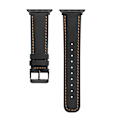 Miniatyrbillede 4 af 5: Passer til Apple Watch Apple Watch rem iWatch 1-7 6. generation SE Apple rem læderrem 42mm/44mm sort