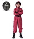 [SC]2026 Nya Moderna Squid Game 2 Barnkläder med Mask Kläder+triangulär mask Clothes+triangular mask 110