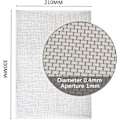 Miniatyrbillede 3 af 5: 6 stk. A4 Rustfrit Stål Vævet Trådnet Rodentbestandigt Trådnet Plade 1mm Hul Ideel til Luftsten - A4 (210 x 300mm)