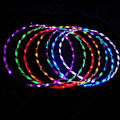 Miniatyrbillede 4 af 4: 90CM Hula Hoop Sport Farverig Blinkende Fitness Vægttabs Værktøj