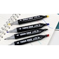 Miniatyrbild 4 av 6: Multipack - Markers med etui - Dubbelsidiga - Flerfärgade pennor 36pcs