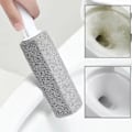 Pikkukuva 2 / 5: Pumice WC-harja Kotitalous WC-kulhon puhdistus Limesc - Harmaa 3.8*3.8*23.5CM