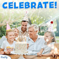 Miniatyrbillede 3 af 7: Fødselsdagshatte, sæt med 10 Happy Birthday kegleformede hatte til børnefødselsdag - festartikler og dekorationer fra PixiPy A