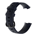 Pikkukuva 1 / 4: (L) Silikoninen Vaihtokellohihna Fitbit Charge 3 Fitness Activity 3 - Tummansininen