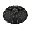 Miniatyrbillede 3 af 4: Vintage Pagode Paraply til Bryllup, Fest, Sol, Regn og UV-Beskyttelse Black