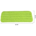 Miniatyrbillede 3 af 5: Mikrofiber Mopp Klud, 3 Pakke Udskiftnings Rengørings Puder, Vådt & Tørt Mopp Udskiftningspude, 3 Gange Vandabsorption