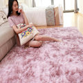 Miniatyrbillede 4 af 4: Stue Tæppe Soveværelse Tæppe Simpelt Moderne Husholdnings Tæppe Blødt Multi-zone Brug Tæppe Pink Lilla Pink Purple 40*60