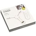 Miniatyrbillede 4 af 5: Joseph Joseph LCD Tri Scale – Køkken Digital Vægt, kompakt foldbar, pladsbesparende med batteri inkluderet, Hvid, 16 White