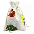 Miniatyrbilde 7 av 11: 10×14cm Trykt Bomullspose Oppbevaringspose for Dagligvarer Ju Random ColorA 10×14cm 20pcs