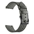 Miniatyrbilde 1 av 5: 20 22MM Armbånd i lærreim for Huawei Watch GT 3 2 GT3 GT2 Pro 46mm 42mm Honor Magic Smartklokke Armbånd Armbånd Lær Grå Lær Grå Honor Magic 2 46mm Leather Gray