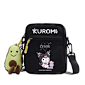 Pikkukuva 1 / 3: Kuromi reppu anime-aiheinen olkalaukku Musta ~ 7