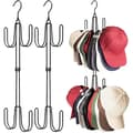(SC) Wardrobe Hat Hanger, Stainless Steel Hat Organizer, Hat Racks