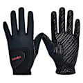 Miniatyrbilde 2 av 4: Ridesikkerhetshansker for utendørs, slitesterke, sklisikre, fullfingerhansker, polo- og hestesporthansker, svart Black S/m