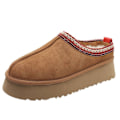 Miniatyrbilde 1 av 10: Plattformsko med fleecefôr KHAKI 40 Khaki Khaki 40