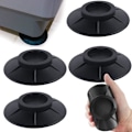 Miniatyrbillede 1 af 5: 4 stk. Vaskemaskine Fodpuder Anti-vibration måtte Gummi Anti-vib
