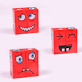 Miniatyrbilde 6 av 9: Bytt ansikt Rubiks kube leker Gratis matchende foreldre-barn interaktivt blokkleke for huset Iron Box
