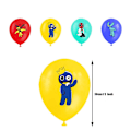 Pikkukuva 3 / 5: Roblox Rainbow Friends 2 -teemajuhlatarvikkeet, ilmapallosetti