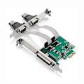Miniatyrbild 1 av 5: Expansionskort ST36 PCIe X1 CH382L 2S1P Industriell RS232+LTP1 Typ Multifunktionell Bekväm Expansion