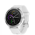 Miniatyrbillede 4 af 5: Urrem til Garmin Vivoactive 3 / Vivomove HR sort+hvid