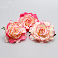 Miniatyrbillede 3 af 5: DIY Hårpynt Tilbehør Til Bryllup Bryllup Flockstof Rød Rose Blomst Hårnål Hårklips Bryllupsfest Tilbehør A-champagne