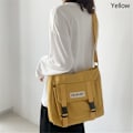 Miniatyrbilde 1 av 5: Skulderveske Messenger Bag GUL yellow