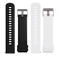 Miniatyrbilde 1 av 5: Urremme for Garmin Vivoactive 3 / Vivomove HR svart+hvit