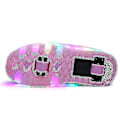 Miniatyrbillede 4 af 5: Sommerudsalg 2022 Nye LED Lys Sko med Dobbelte Hjul USB Genopladelige Rulleskøjter Pink 34 Pink