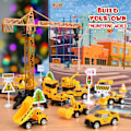 Miniatyrbillede 5 af 7: Julekalender 2023, børnegave 2 3 4 5 6 år Biler Legetøj Børn 2-6 år julekalender gave A