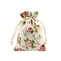 Miniatyrbilde 11 av 11: 10×14cm Trykt Bomullspose Oppbevaringspose for Dagligvarer Ju Random ColorA 10×14cm 20pcs