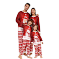 Miniatyrbillede 1 af 5: Familiematchende Pyjamas til Jul 2024 - Snemand & Klar Mønster - Voksen, Børn & Baby - Pyjamas, Nattøj, Outfit, Pjs, Tøj til Kvinder Child 4