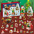 Miniatyrbillede 1 af 2: 2024 24 dages julebyggeklodser Adventskalender, puslespil byggeklodser B