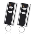 [SC] Set of 2 Garage Door Remote Controls, Replacement for RCU 433-2K, 433.92 MHz Handheld Transmitter