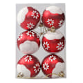 Miniatyrbilde 2 av 5: 6 stk Julepynt rekvisitter Juletre anheng ornamenter E E 6PCS