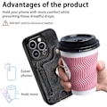 Pikkukuva 5 / 5: Lompakko RFID-lukitus Kortinpidike Renkaan Tuki Puhelimen Kotelo iPhone 15 Pro/15 Pro Max 15 Ultra Varten Kahvan Hihnan Vihreä iPhone 15 Pro Max