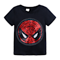 Miniatyrbilde 2 av 4: Reversibel Sekvens Spiderman Trykk T-skjorte for Gutter - Svart Black 1-2 Years