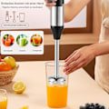 Miniatyrbilde 4 av 5: 2024 Ny Mix 4 i 1 Høy Effekt Håndholdt Blender Inkl. Kutter Og Smoothiekopp