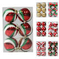 Miniatyrbilde 1 av 5: 6 stk Julepynt rekvisitter Juletre anheng pynt J J 6PCS