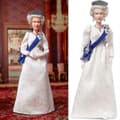 (SC) Docka Drottning Elizabeth II Leksaksgåvor Dekor