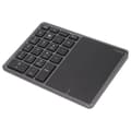Miniatyrbild 7 av 8: (SC) Wireless Numeric Keypad Touchpad Design 22 Keys 2.4G Dual Mode Connection Type C Interface Laptop Keyboard Gray 0.1