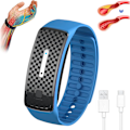 Miniatyrbillede 2 af 5: Armbånd, Lympunclog Titanium Armbånd, Lympunclog Titanium Unclog Armbånd, JOSFIT Justerbart Armbånd til Mænd og Kvinder Blue