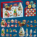 Miniatyrbillede 2 af 2: 2024 24 dages julebyggeklodser Adventskalender, puslespil byggeklodser C