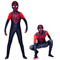 Miniatyrbilde 1 av 3: Spider-Man Miles Halloween-drakt for gutter for fest og cosplay 120cm