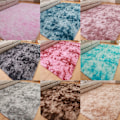 Miniatyrbilde 3 av 4: Stue Teppe Soverom Seng Teppe Enkelt Moderne Husholdnings Gulvmatte Mykt Flerbruksteppe Lys Rosa Light Pink 80cm*120cm