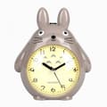 Väckarklockor för sovrum, Tecknad Väckarklocka Totoro Väckarklocka Nattlampa, Skrivbordsklocka för studenter och barn (Grå)
