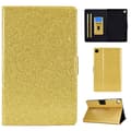 [SC]Samsung Galaxy Tab A9 Glitter Nahkakotelo Guld