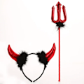 Pikkukuva 1 / 4: 2024 Tyttöjen Cosplay Vampyyri Halloween Mekko Lapsille Aavemorsian Goottilainen Puku Kreivi Vampiran Karnevaali Asu Musta Punainen Vaatteet Tarvikesetti 2 120cm Acc Set 2