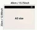 LED Tegneplade A5/A4/A3 med 3 Lysstyrker lysbord/lys plade A3 (Canvas Only) Three-Level Dimming